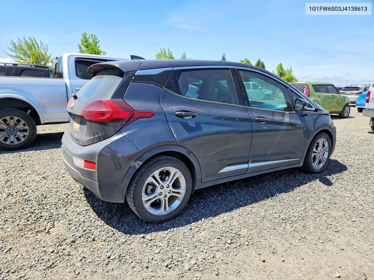 2018 Chevrolet Bolt Ev Lt VIN: 1G1FW6S03J4138613 Lot: 54138126