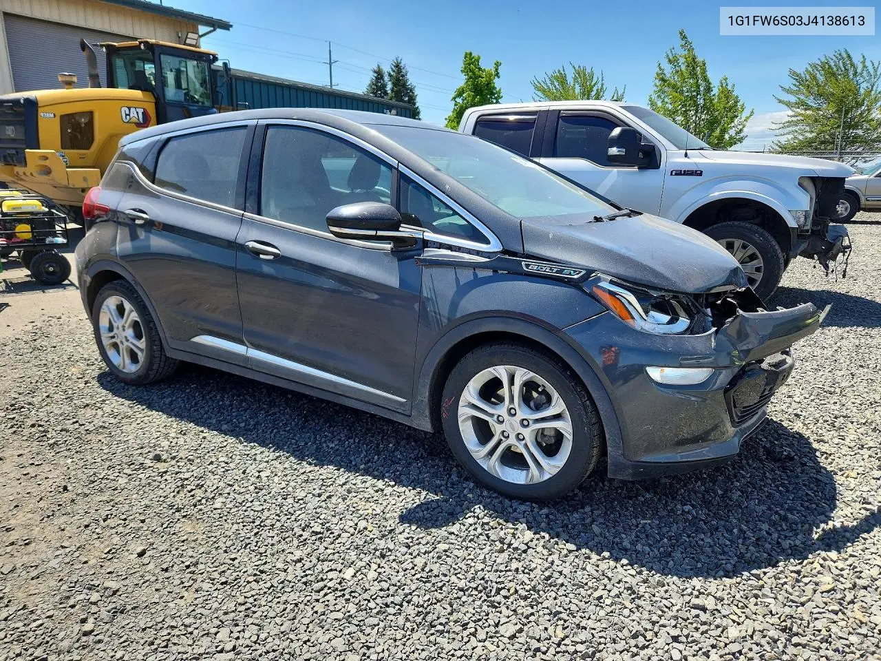 2018 Chevrolet Bolt Ev Lt VIN: 1G1FW6S03J4138613 Lot: 54138126