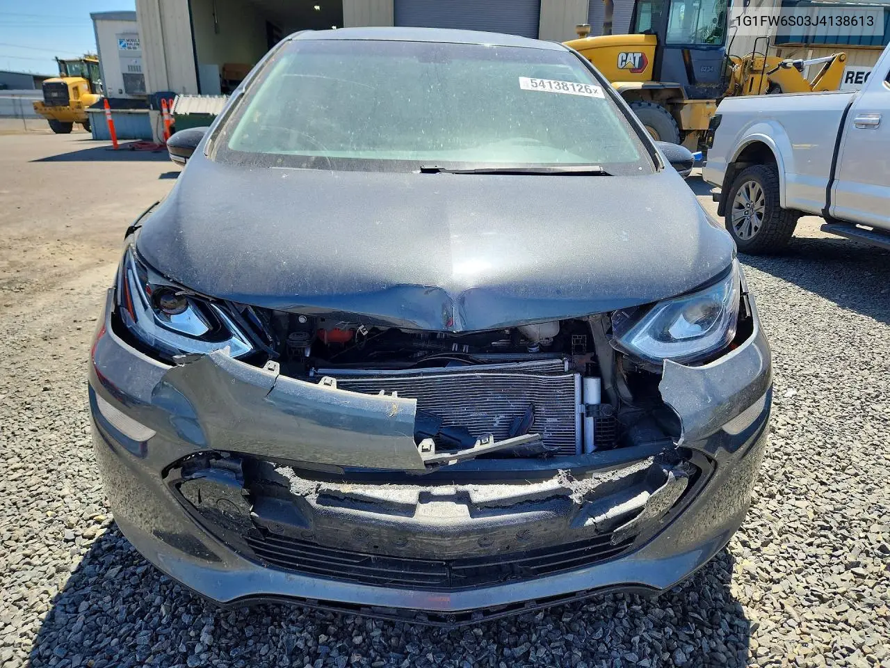 2018 Chevrolet Bolt Ev Lt VIN: 1G1FW6S03J4138613 Lot: 54138126
