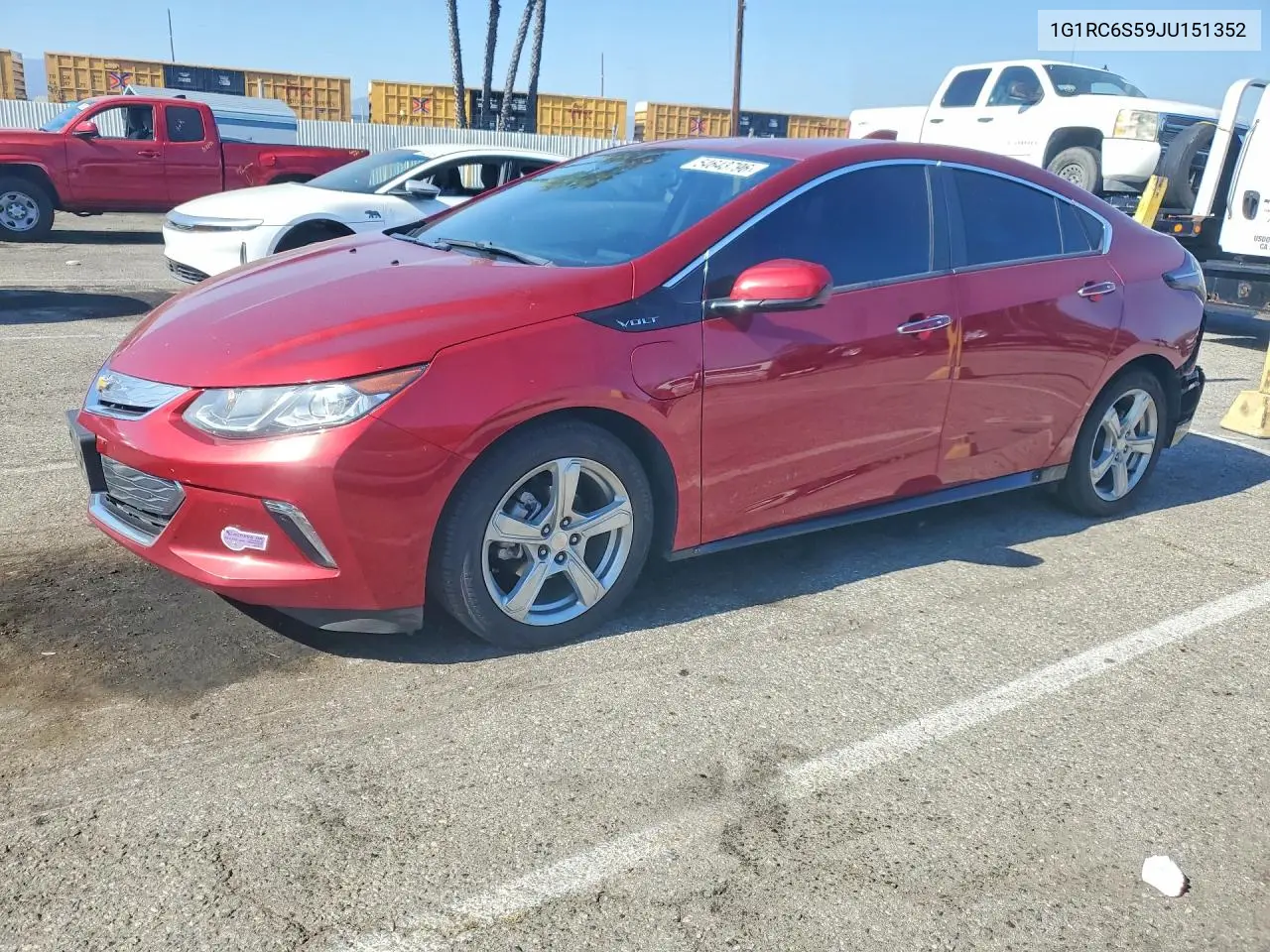 2018 Chevrolet Volt Lt VIN: 1G1RC6S59JU151352 Lot: 54643796