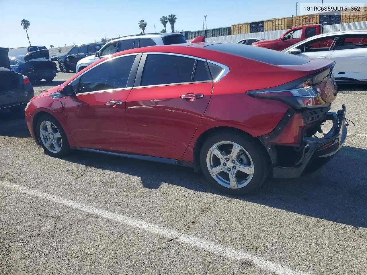 2018 Chevrolet Volt Lt VIN: 1G1RC6S59JU151352 Lot: 54643796