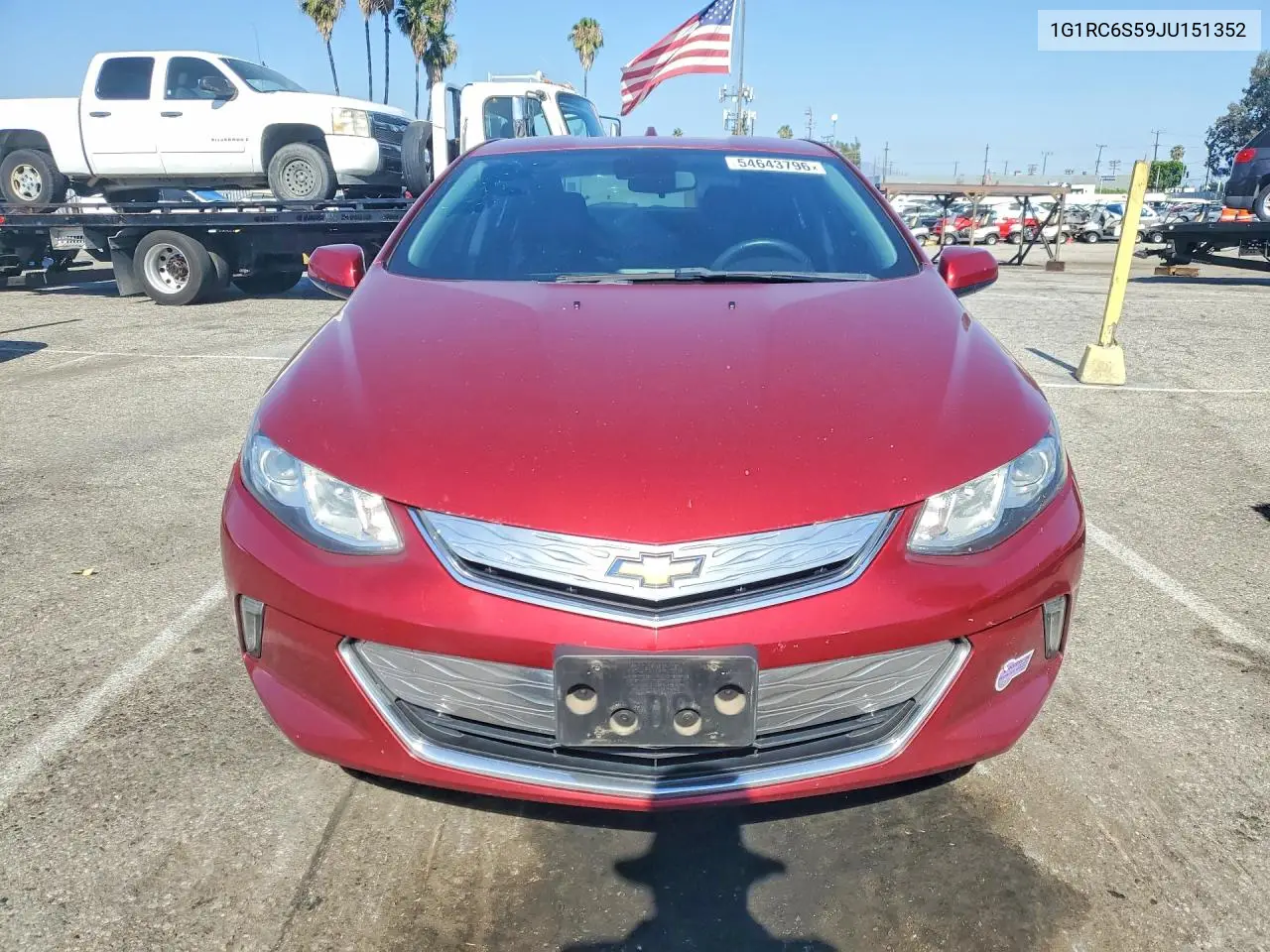 2018 Chevrolet Volt Lt VIN: 1G1RC6S59JU151352 Lot: 54643796