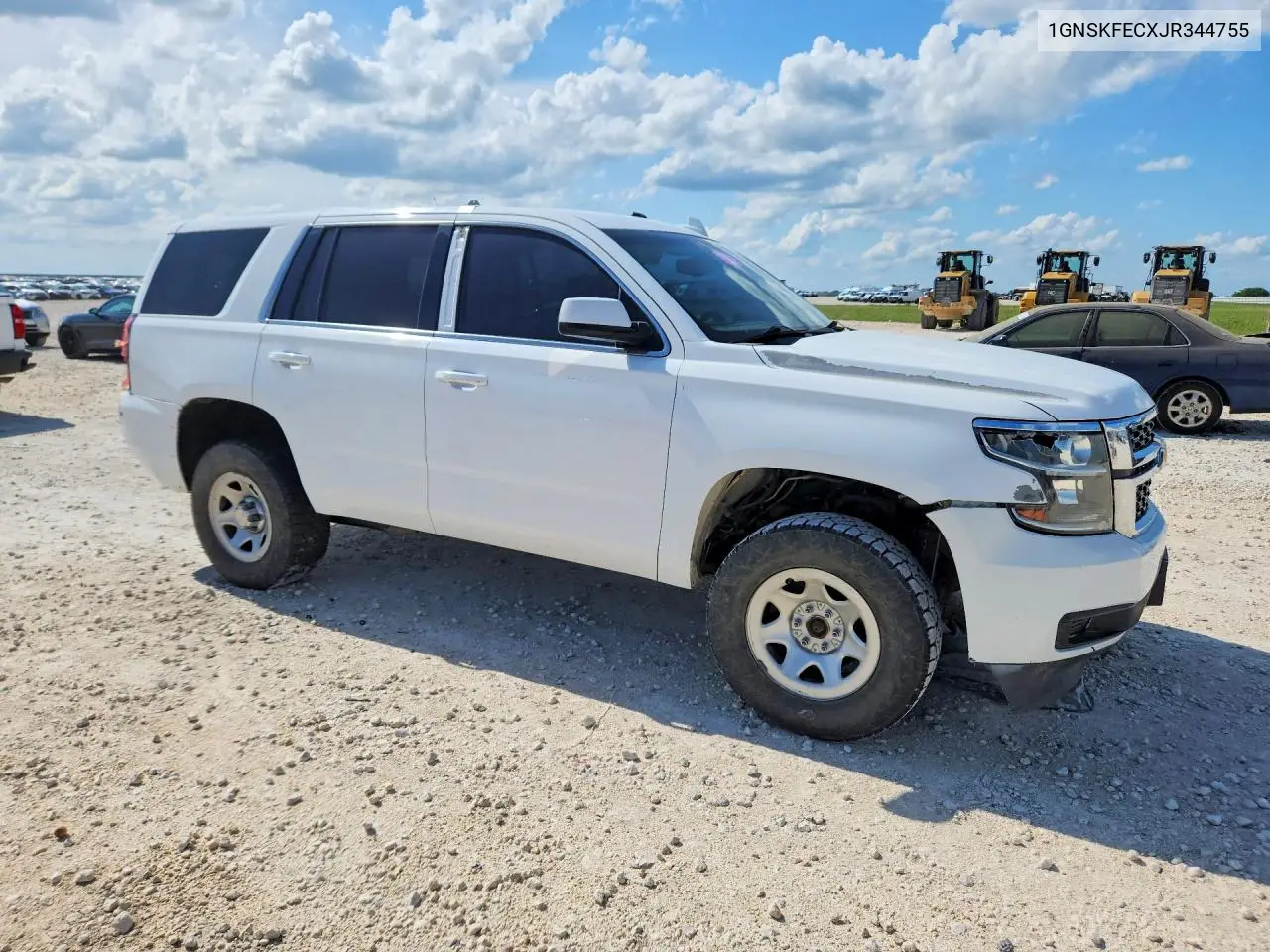 2018 Chevrolet Tahoe Special VIN: 1GNSKFECXJR344755 Lot: 55117276