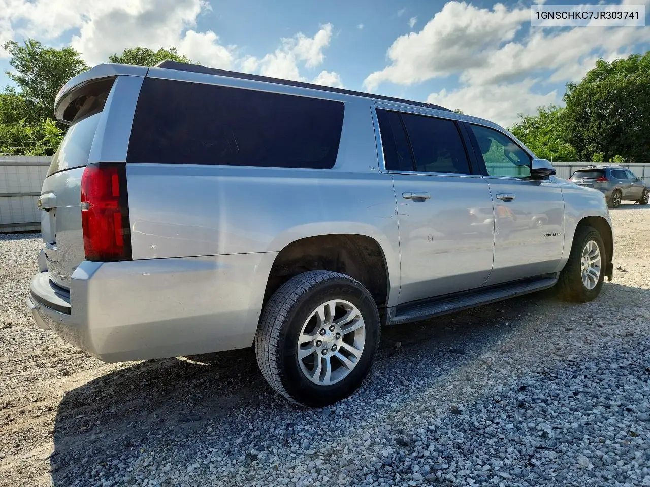2018 Chevrolet Suburban C1500 Lt VIN: 1GNSCHKC7JR303741 Lot: 55588706