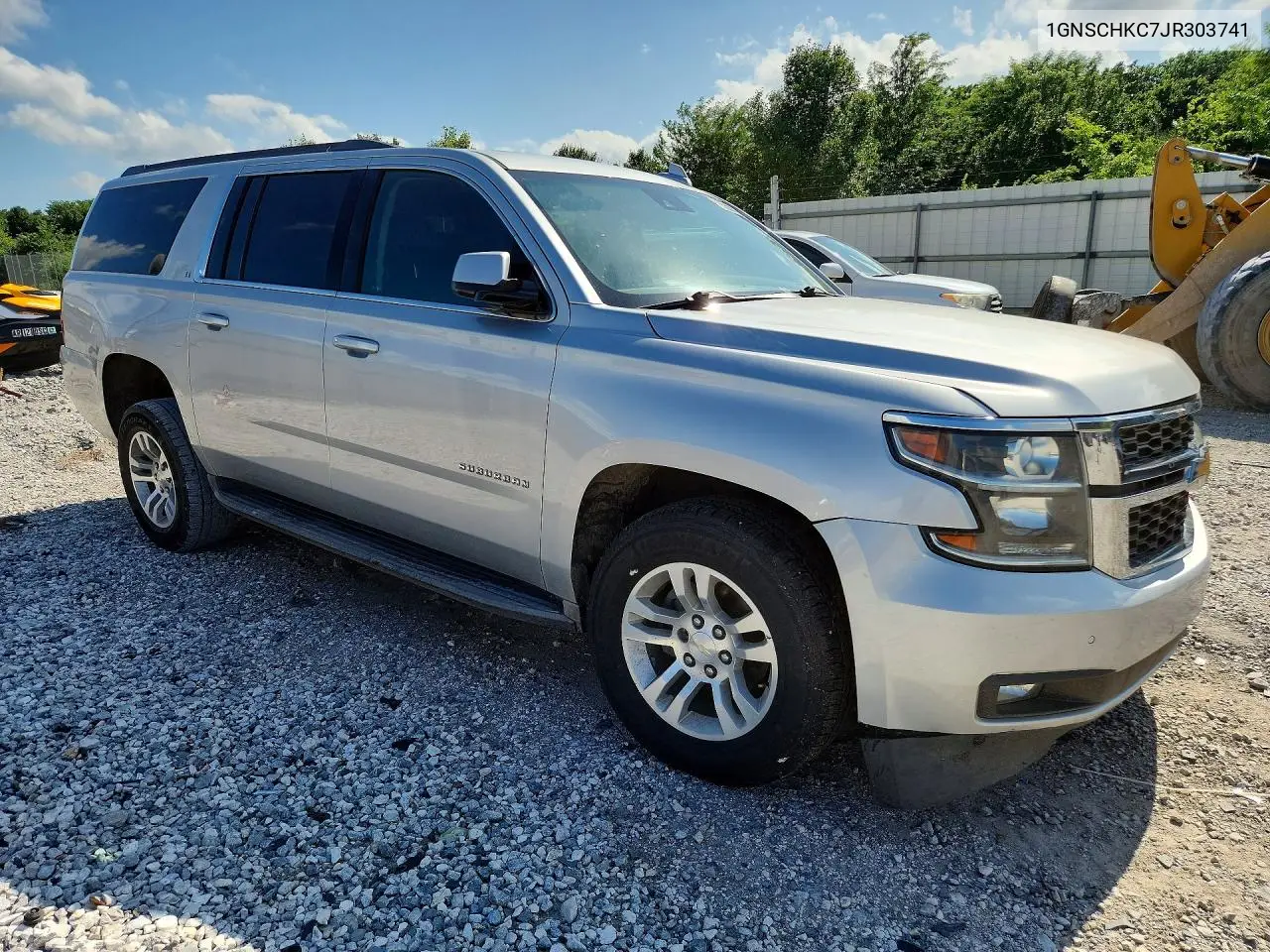 2018 Chevrolet Suburban C1500 Lt VIN: 1GNSCHKC7JR303741 Lot: 55588706