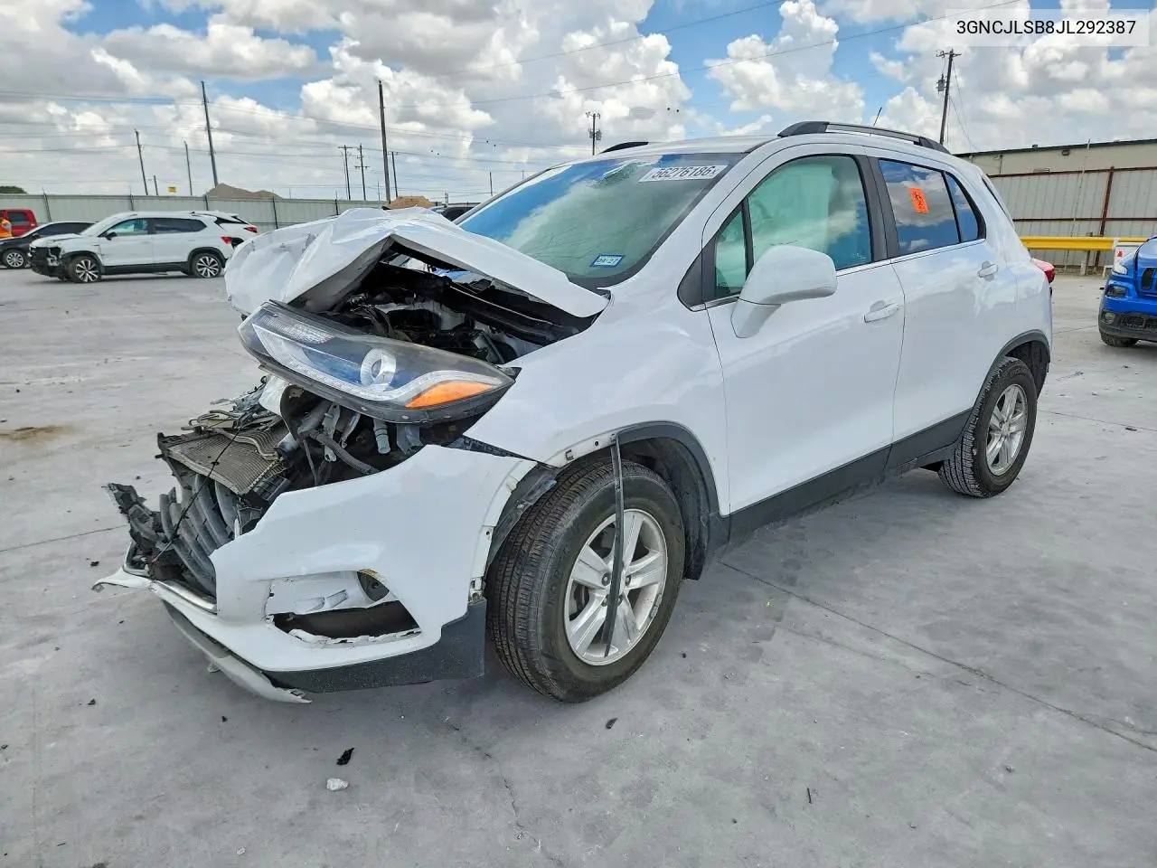 2018 Chevrolet Trax 1Lt VIN: 3GNCJLSB8JL292387 Lot: 56276186