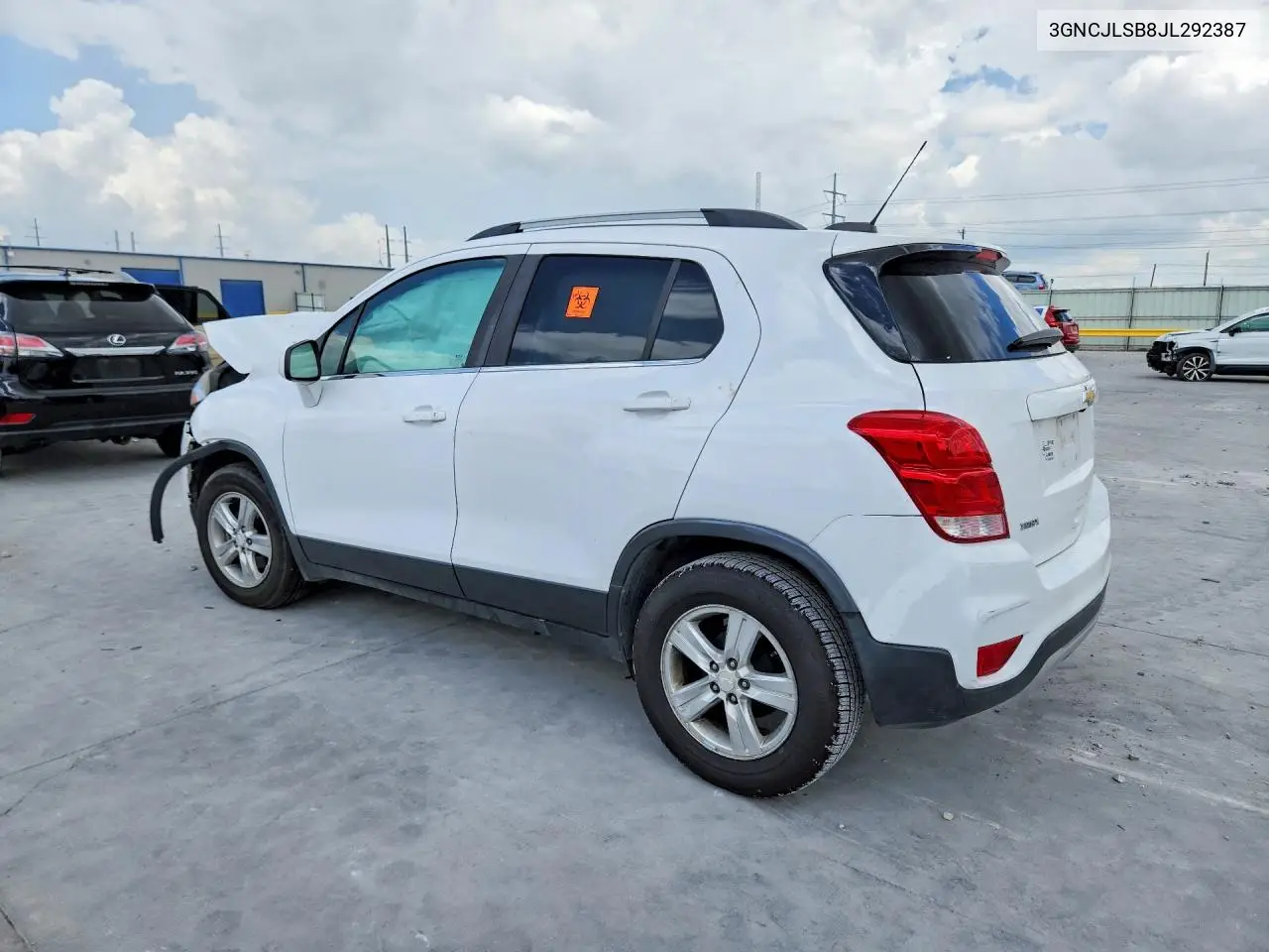 2018 Chevrolet Trax 1Lt VIN: 3GNCJLSB8JL292387 Lot: 56276186