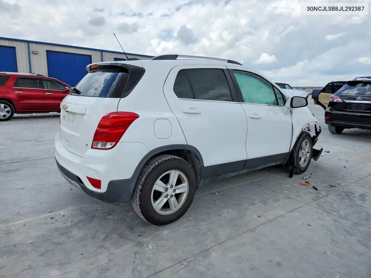 2018 Chevrolet Trax 1Lt VIN: 3GNCJLSB8JL292387 Lot: 56276186