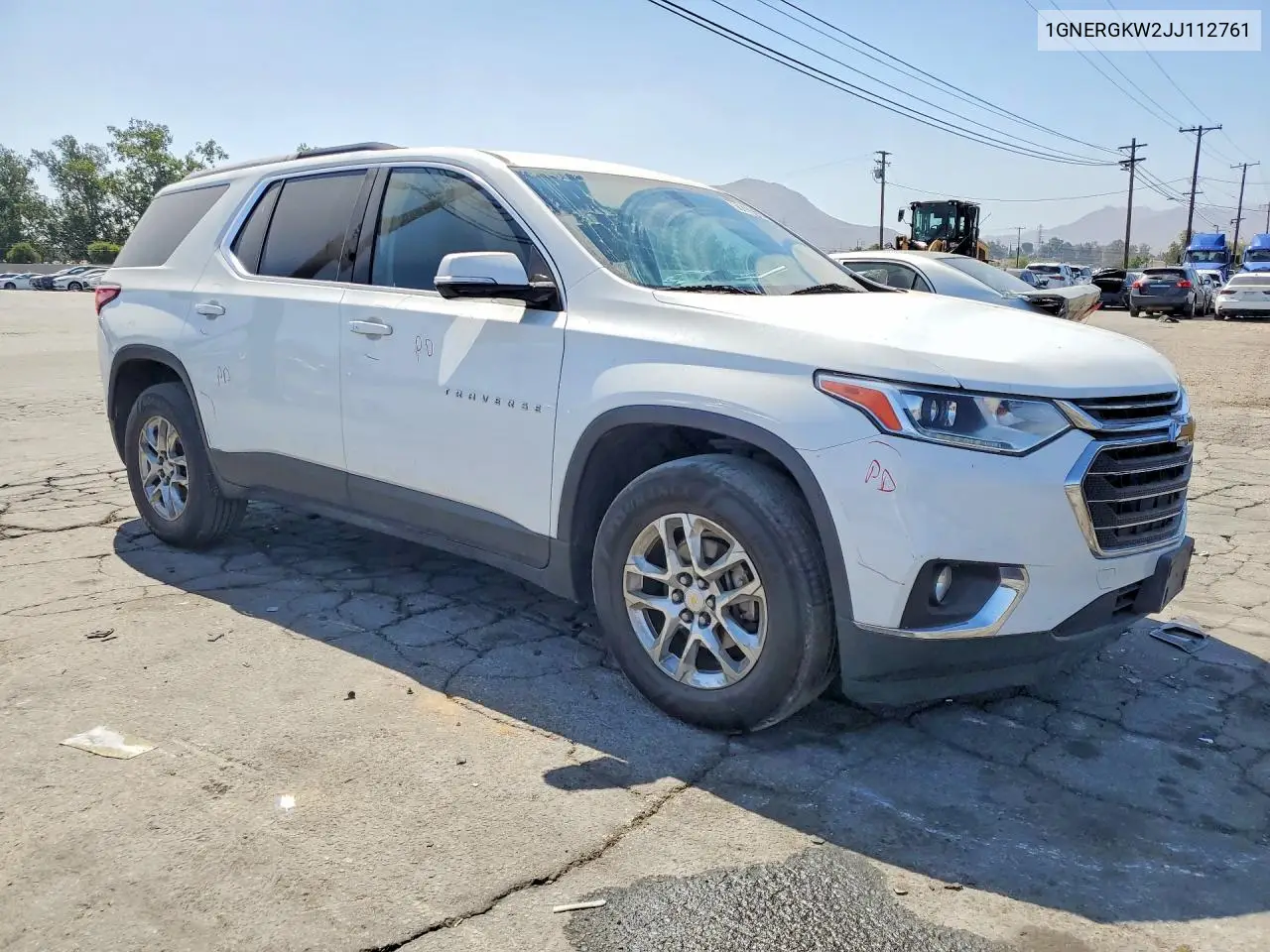 2018 Chevrolet Traverse Lt VIN: 1GNERGKW2JJ112761 Lot: 56299996