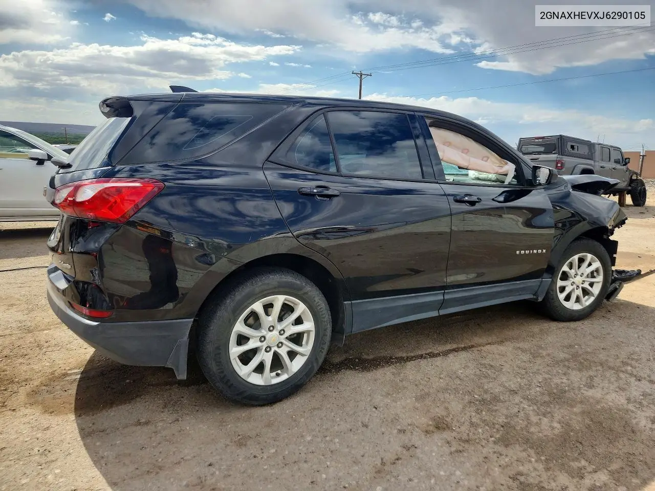 2018 Chevrolet Equinox Ls VIN: 2GNAXHEVXJ6290105 Lot: 56673406