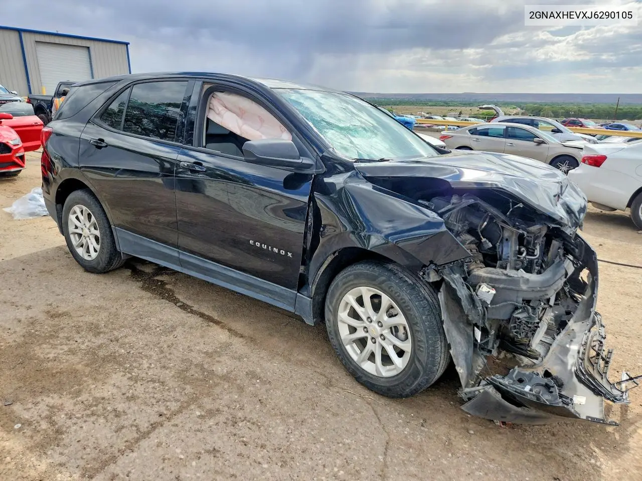 2018 Chevrolet Equinox Ls VIN: 2GNAXHEVXJ6290105 Lot: 56673406