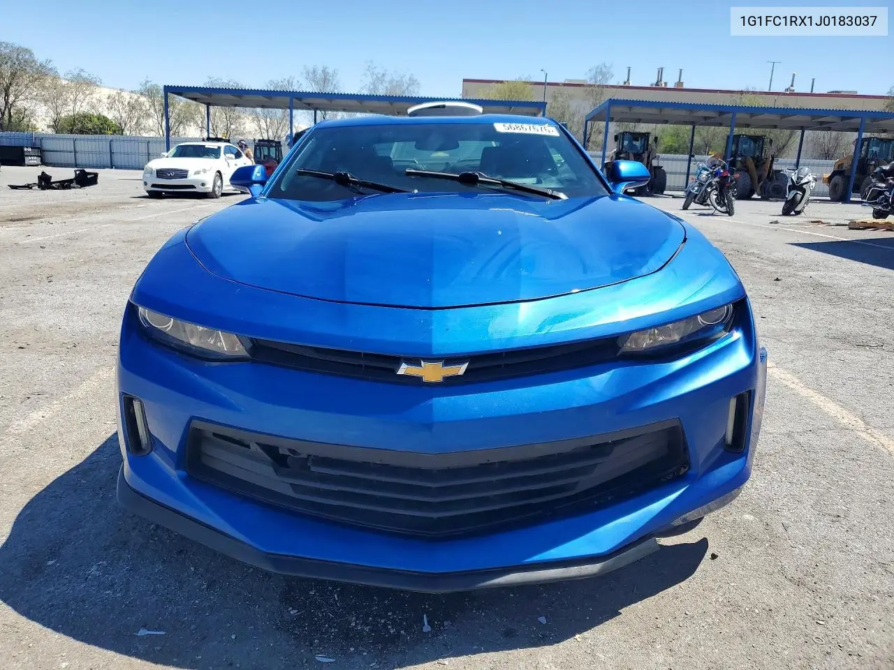 2018 Chevrolet Camaro Lt VIN: 1G1FC1RX1J0183037 Lot: 56867676