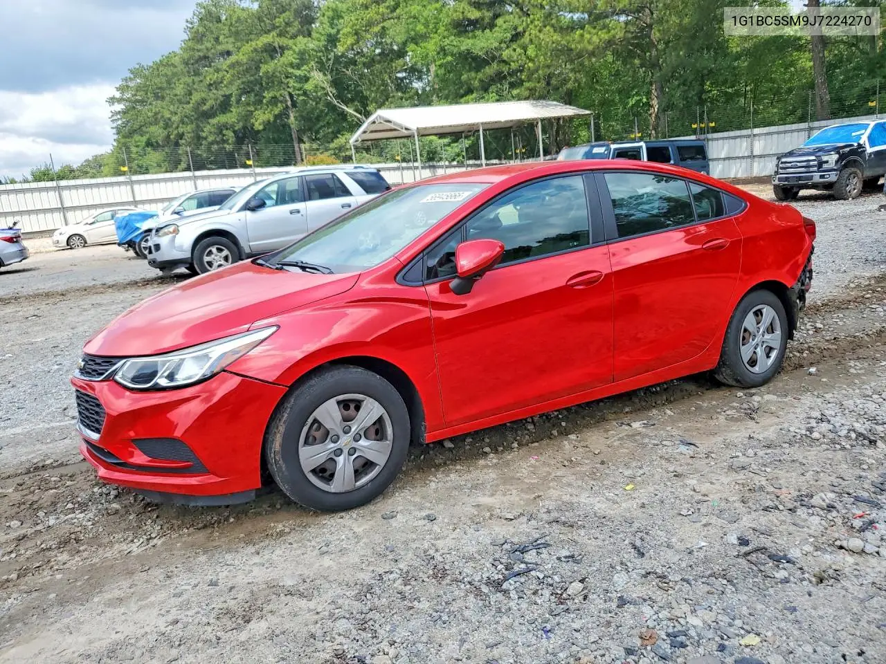2018 Chevrolet Cruze Ls VIN: 1G1BC5SM9J7224270 Lot: 56945666