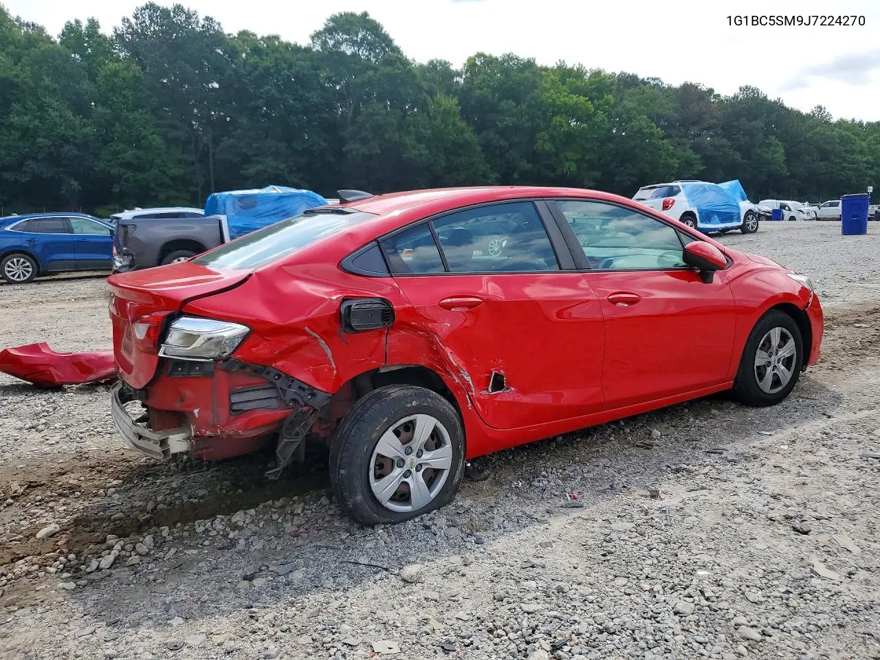 2018 Chevrolet Cruze Ls VIN: 1G1BC5SM9J7224270 Lot: 56945666