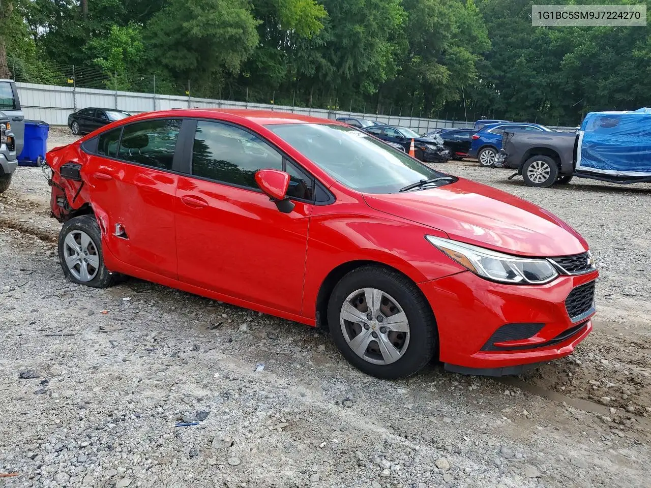 2018 Chevrolet Cruze Ls VIN: 1G1BC5SM9J7224270 Lot: 56945666