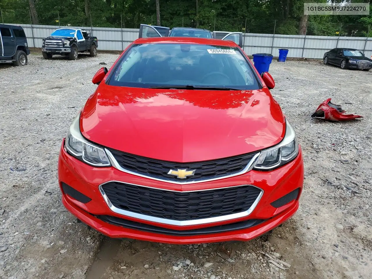 2018 Chevrolet Cruze Ls VIN: 1G1BC5SM9J7224270 Lot: 56945666