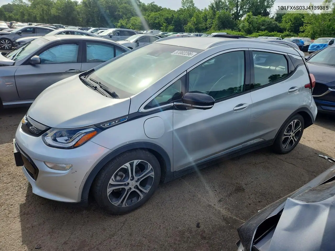 2018 Chevrolet Bolt Ev Premier VIN: 1G1FX6S03J4139385 Lot: 57082296