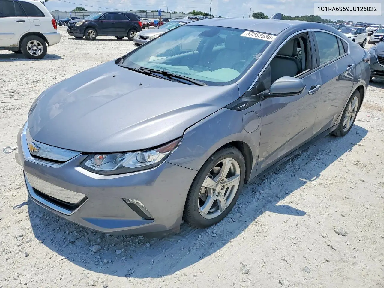 2018 Chevrolet Volt Lt VIN: 1G1RA6S59JU126022 Lot: 57262636