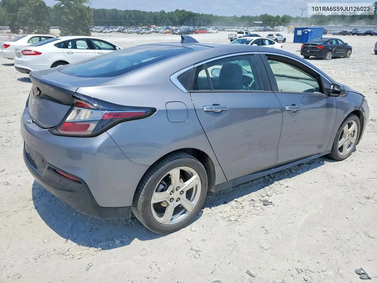2018 Chevrolet Volt Lt VIN: 1G1RA6S59JU126022 Lot: 57262636