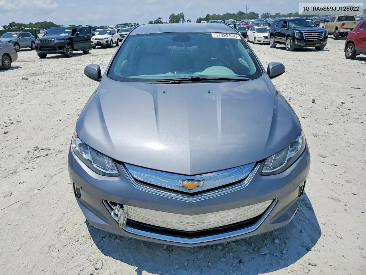 2018 Chevrolet Volt Lt VIN: 1G1RA6S59JU126022 Lot: 57262636