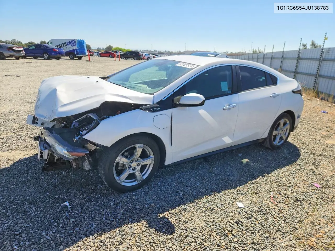2018 Chevrolet Volt Lt VIN: 1G1RC6S54JU138783 Lot: 58509776