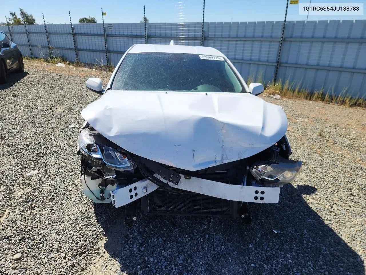 2018 Chevrolet Volt Lt VIN: 1G1RC6S54JU138783 Lot: 58509776