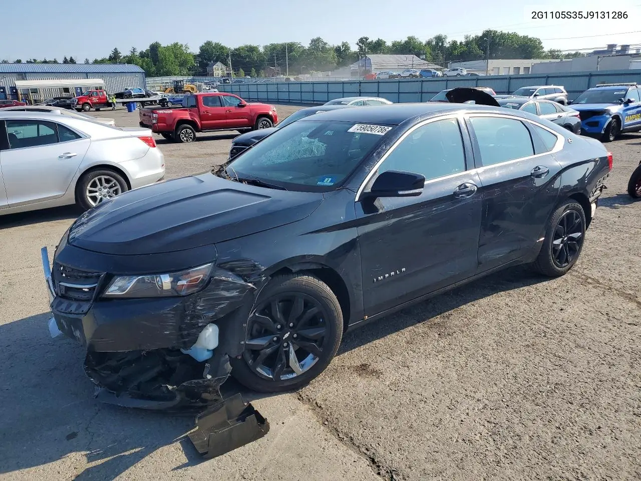 2018 Chevrolet Impala Lt VIN: 2G1105S35J9131286 Lot: 59050786