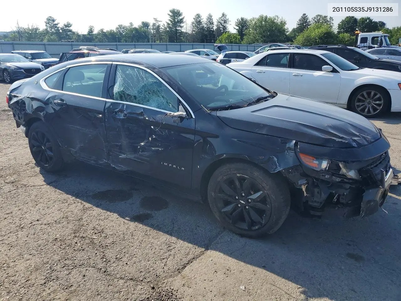 2018 Chevrolet Impala Lt VIN: 2G1105S35J9131286 Lot: 59050786