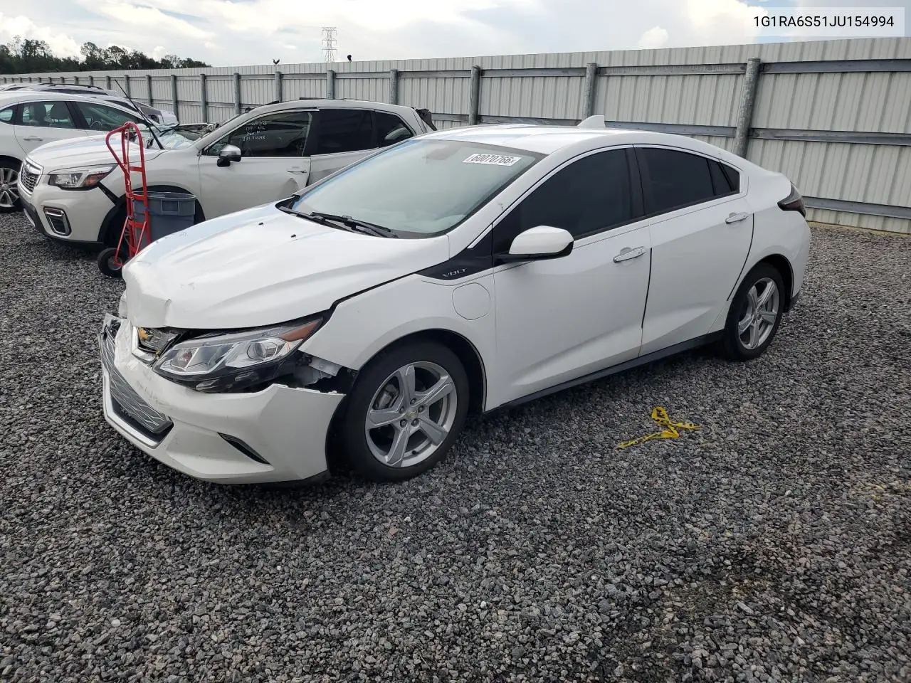 2018 Chevrolet Volt Lt VIN: 1G1RA6S51JU154994 Lot: 60070766