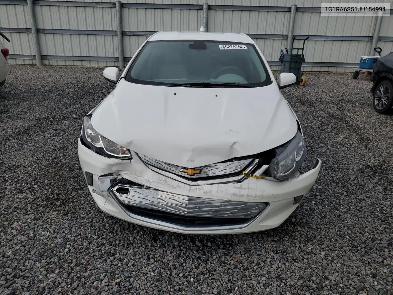 2018 Chevrolet Volt Lt VIN: 1G1RA6S51JU154994 Lot: 60070766