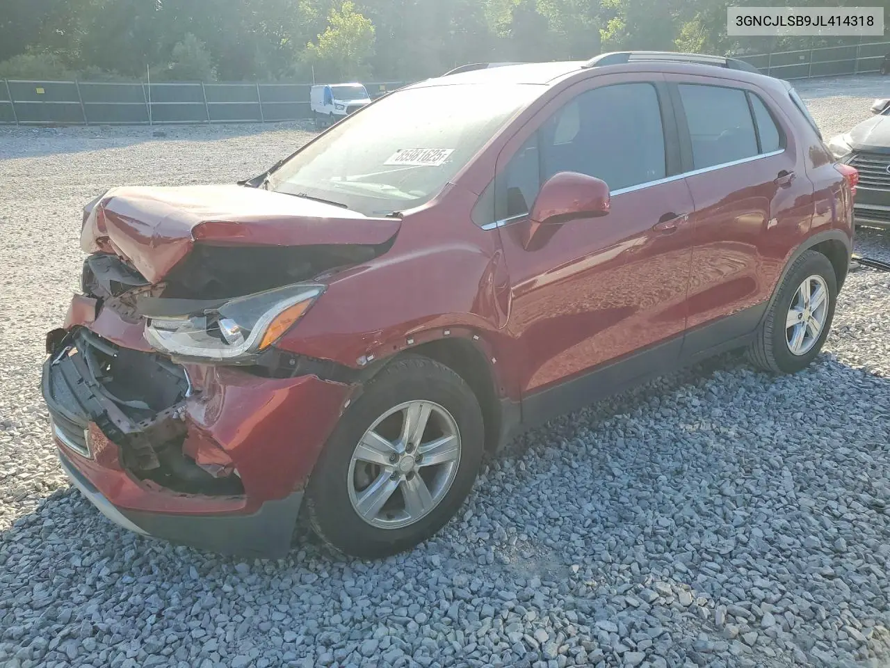 2018 Chevrolet Trax 1Lt VIN: 3GNCJLSB9JL414318 Lot: 85981625
