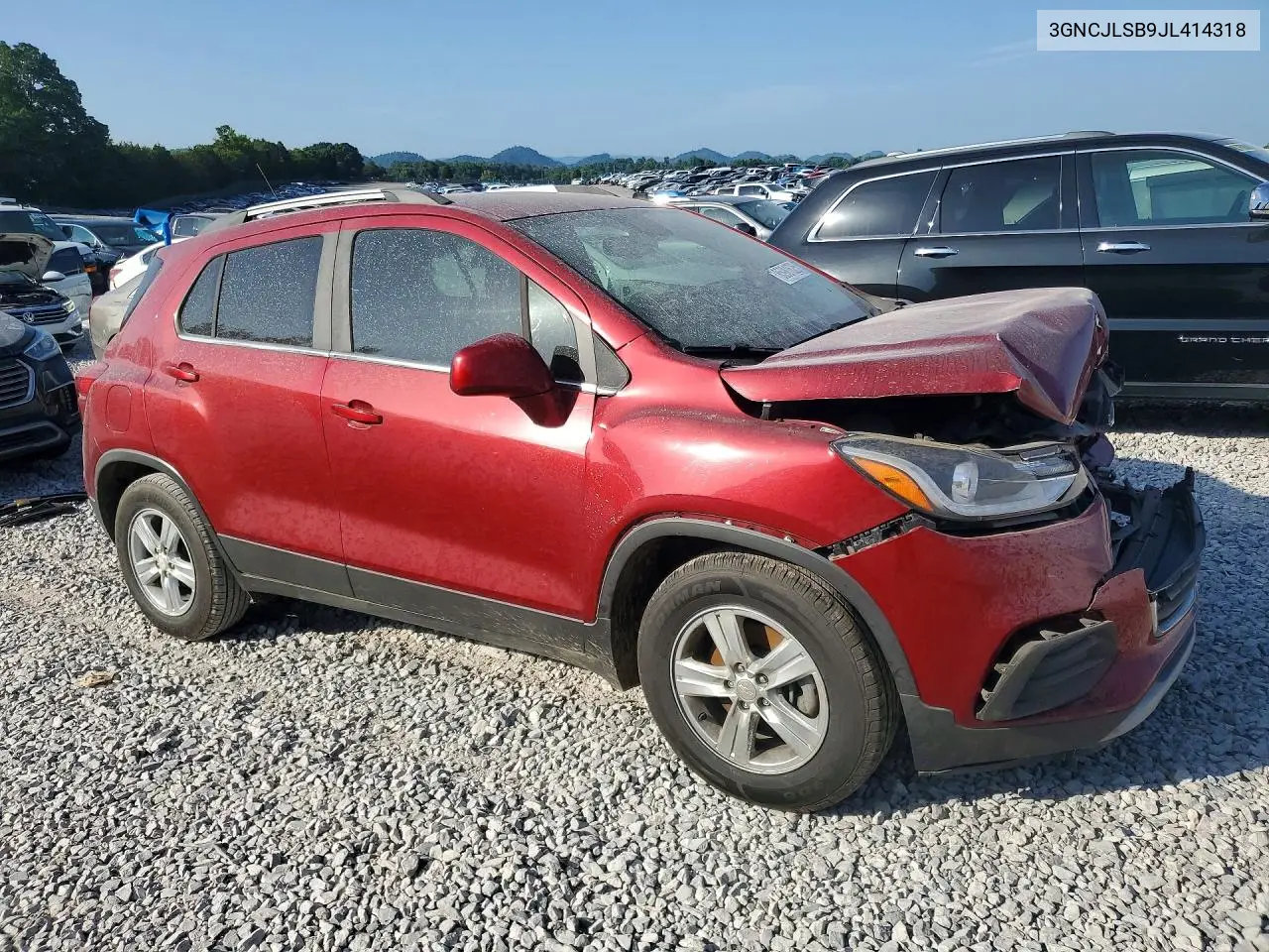2018 Chevrolet Trax 1Lt VIN: 3GNCJLSB9JL414318 Lot: 85981625