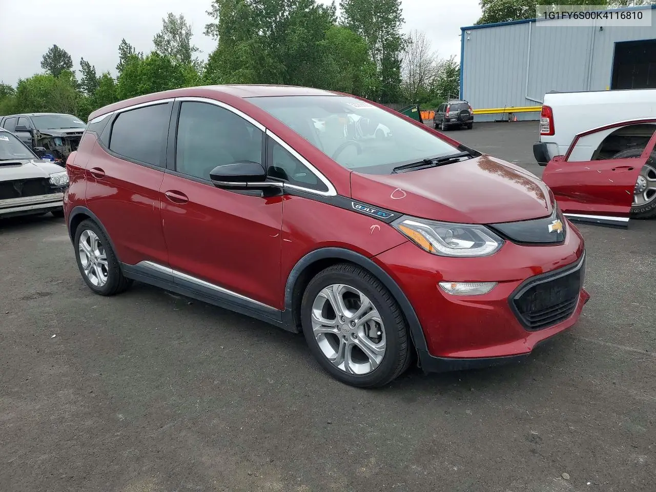 2019 Chevrolet Bolt Ev Lt VIN: 1G1FY6S00K4116810 Lot: 52265626