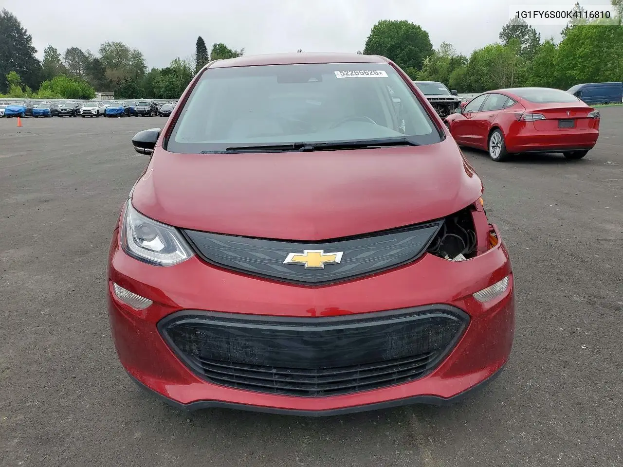 2019 Chevrolet Bolt Ev Lt VIN: 1G1FY6S00K4116810 Lot: 52265626