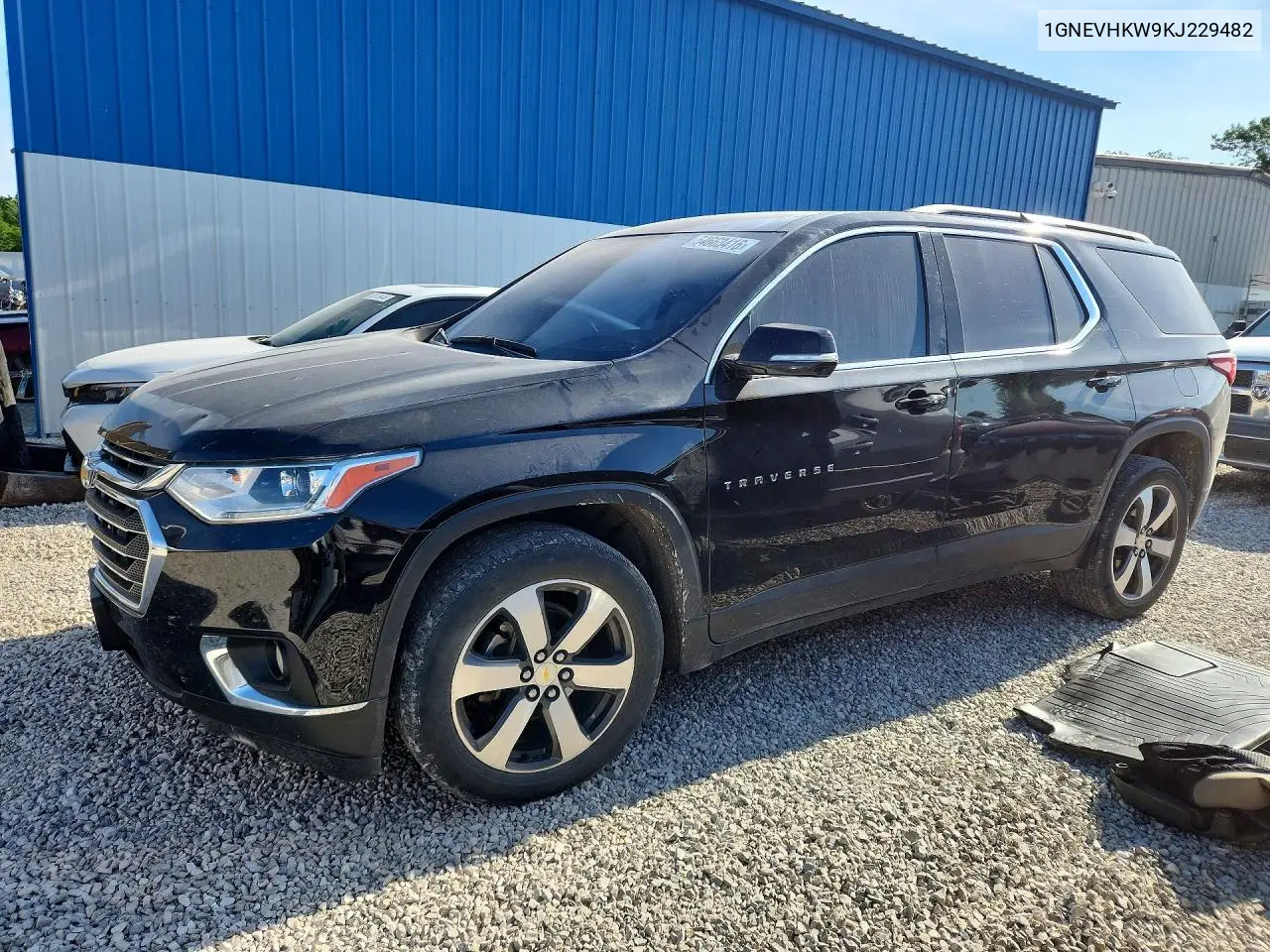 2019 Chevrolet Traverse Lt VIN: 1GNEVHKW9KJ229482 Lot: 54663416