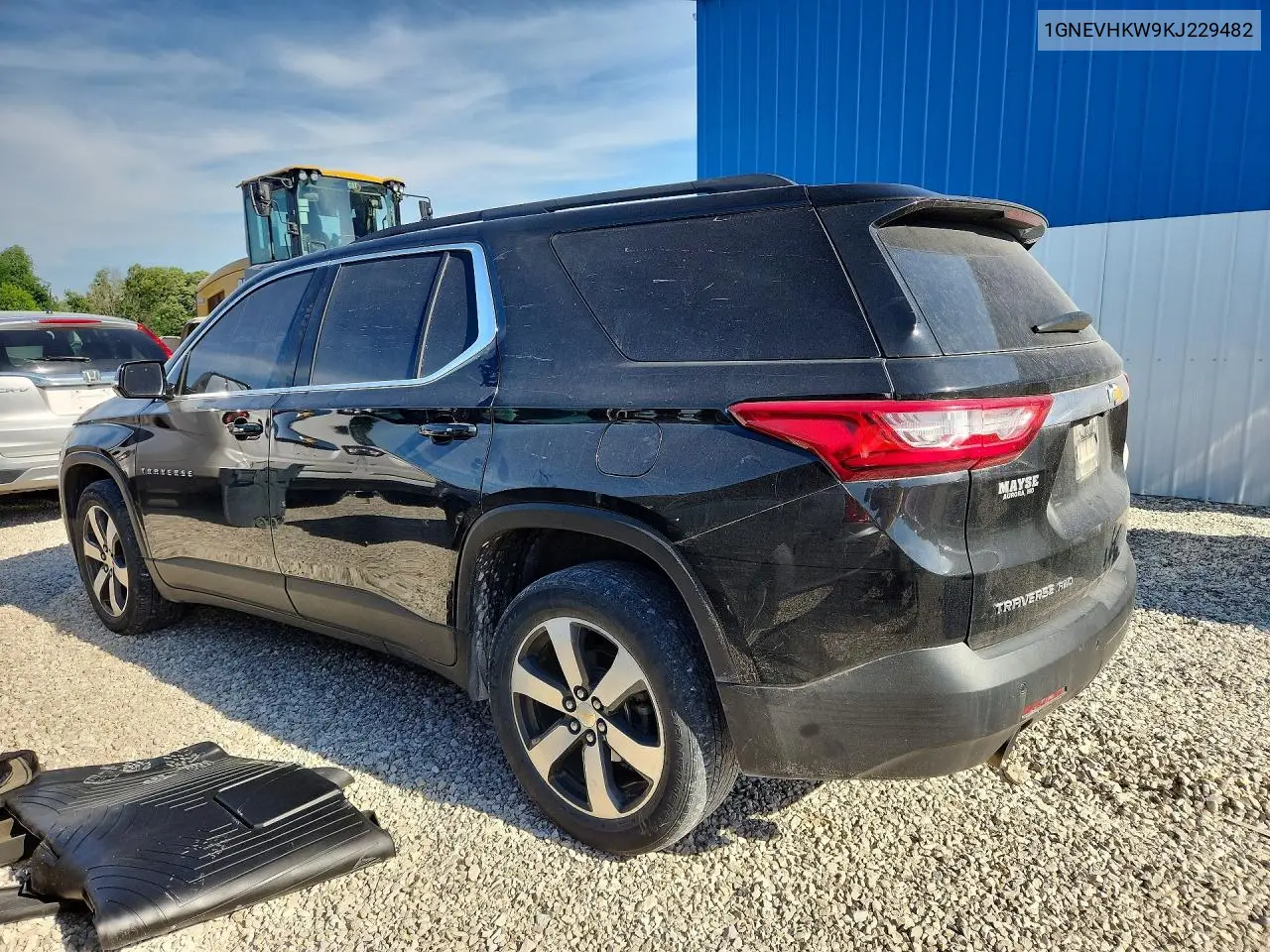 2019 Chevrolet Traverse Lt VIN: 1GNEVHKW9KJ229482 Lot: 54663416