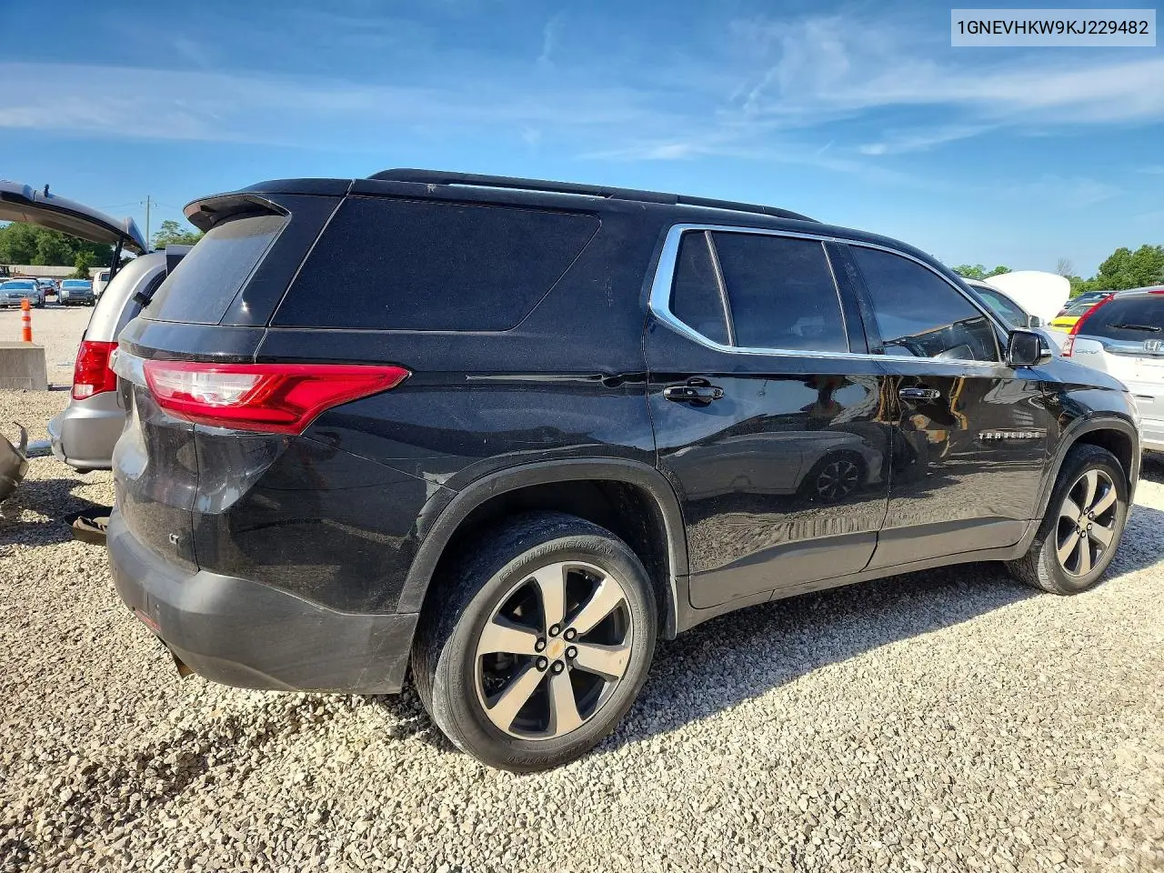 2019 Chevrolet Traverse Lt VIN: 1GNEVHKW9KJ229482 Lot: 54663416