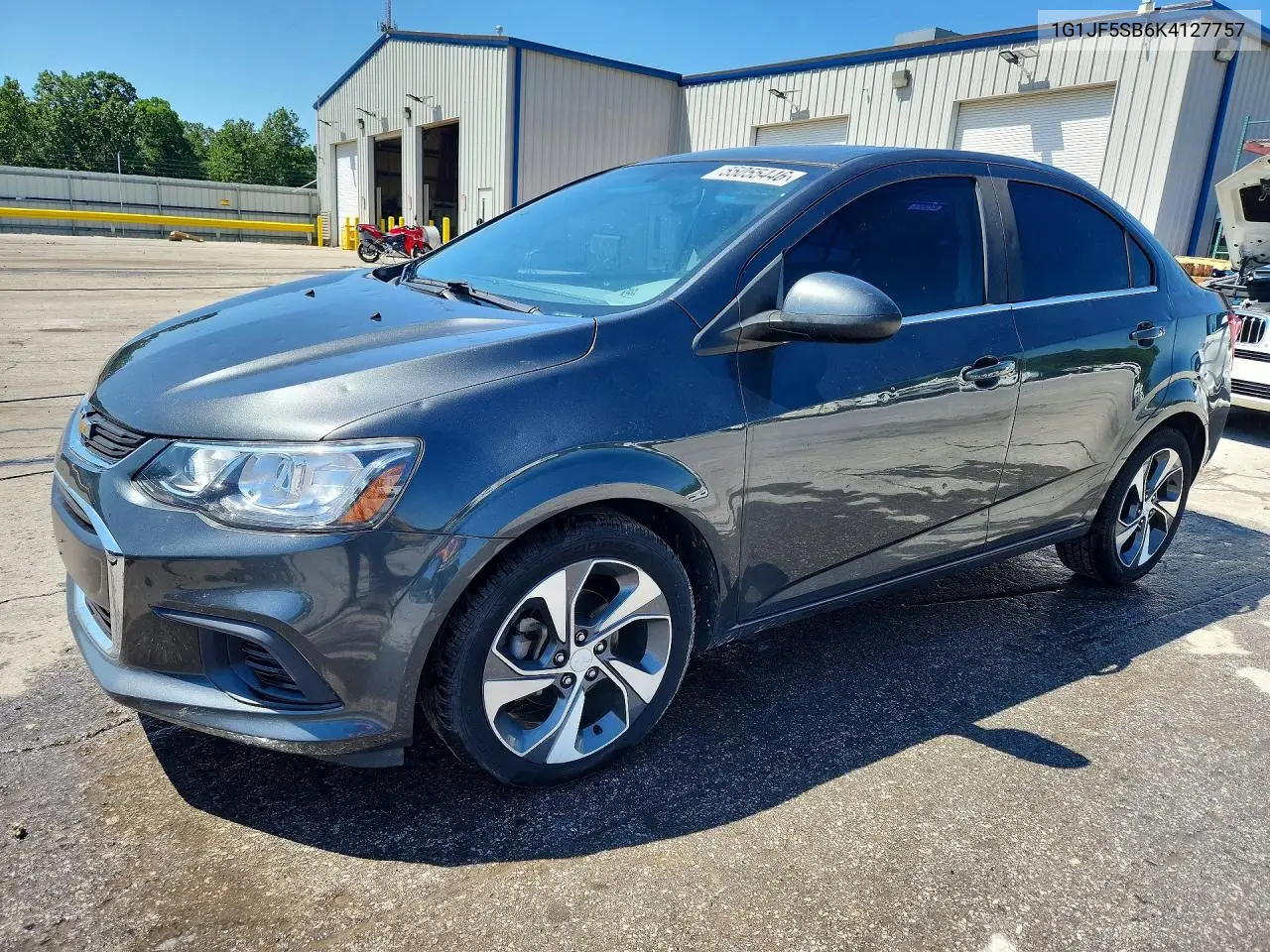 2019 Chevrolet Sonic Premier VIN: 1G1JF5SB6K4127757 Lot: 55055446