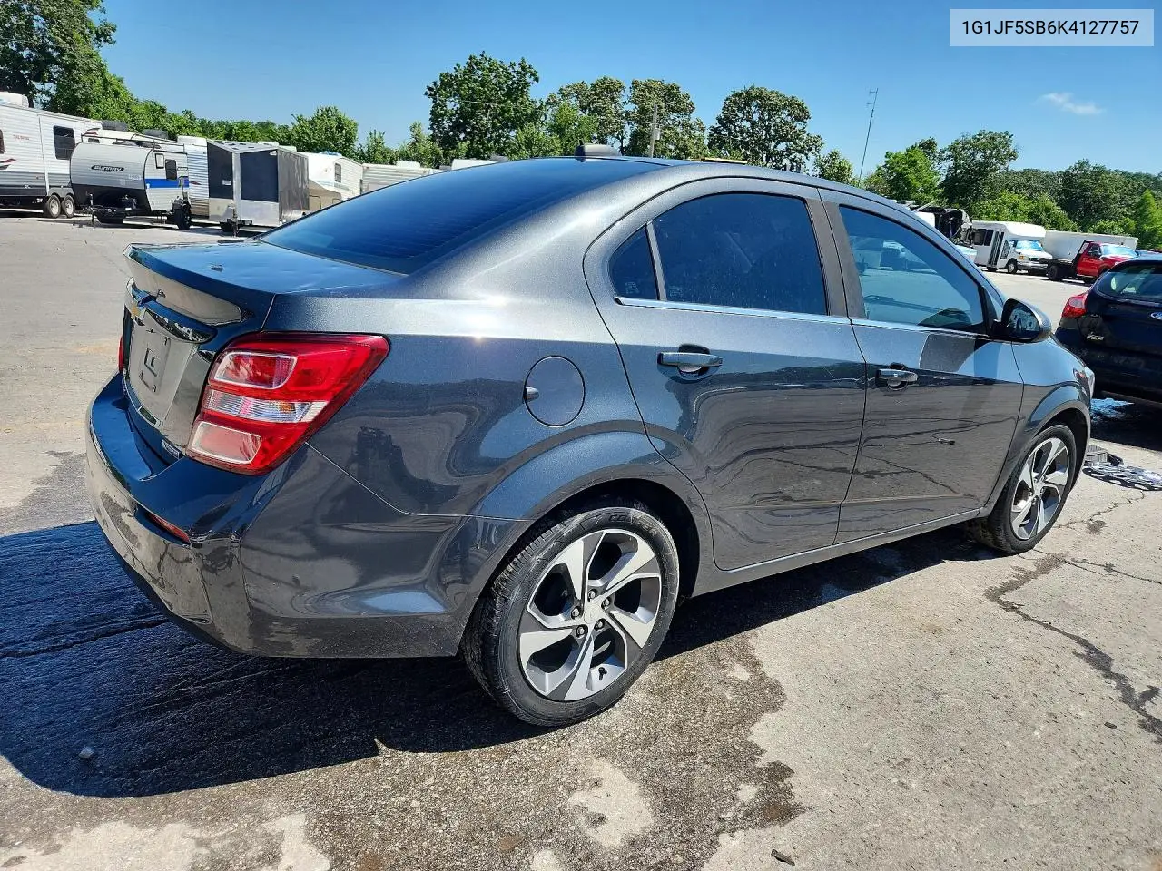 2019 Chevrolet Sonic Premier VIN: 1G1JF5SB6K4127757 Lot: 55055446