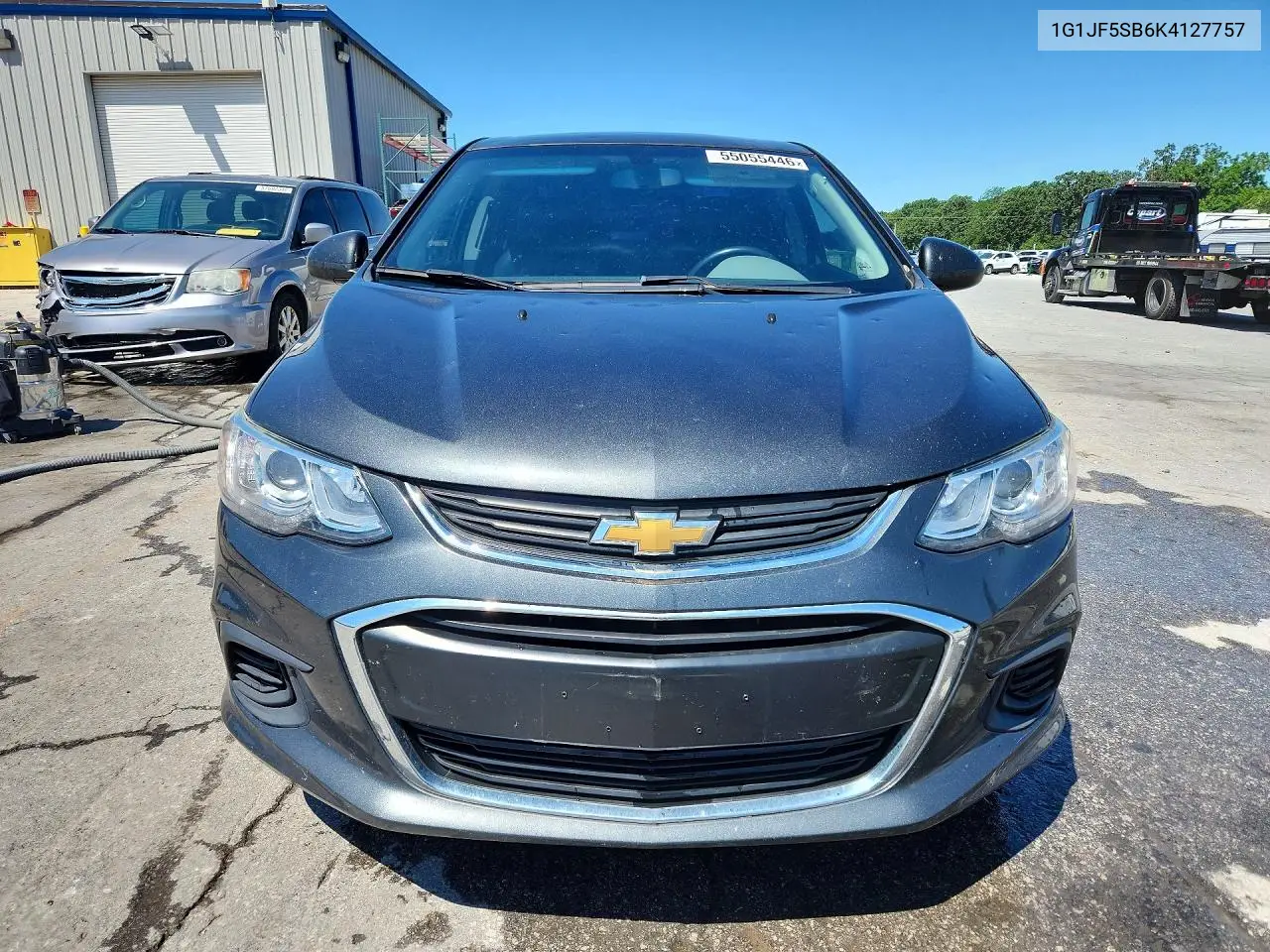 2019 Chevrolet Sonic Premier VIN: 1G1JF5SB6K4127757 Lot: 55055446
