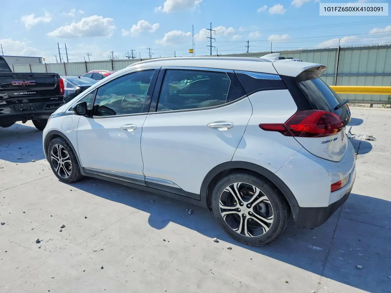 2019 Chevrolet Bolt Ev Premier VIN: 1G1FZ6S0XK4103091 Lot: 55653216