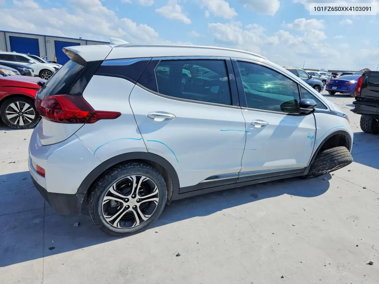 2019 Chevrolet Bolt Ev Premier VIN: 1G1FZ6S0XK4103091 Lot: 55653216