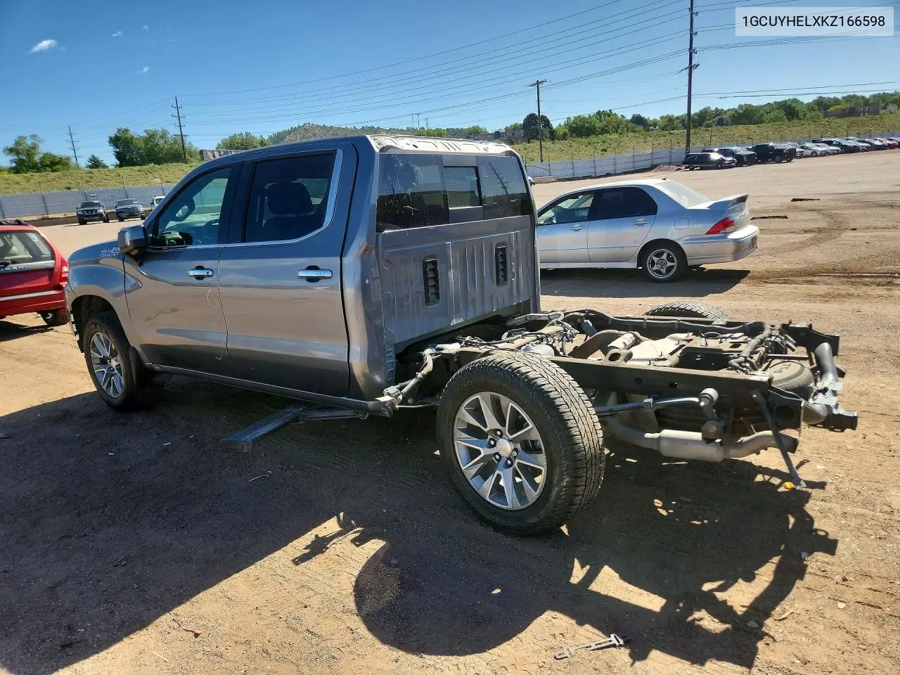2019 Chevrolet Silverado K1500 High Country VIN: 1GCUYHELXKZ166598 Lot: 55875736