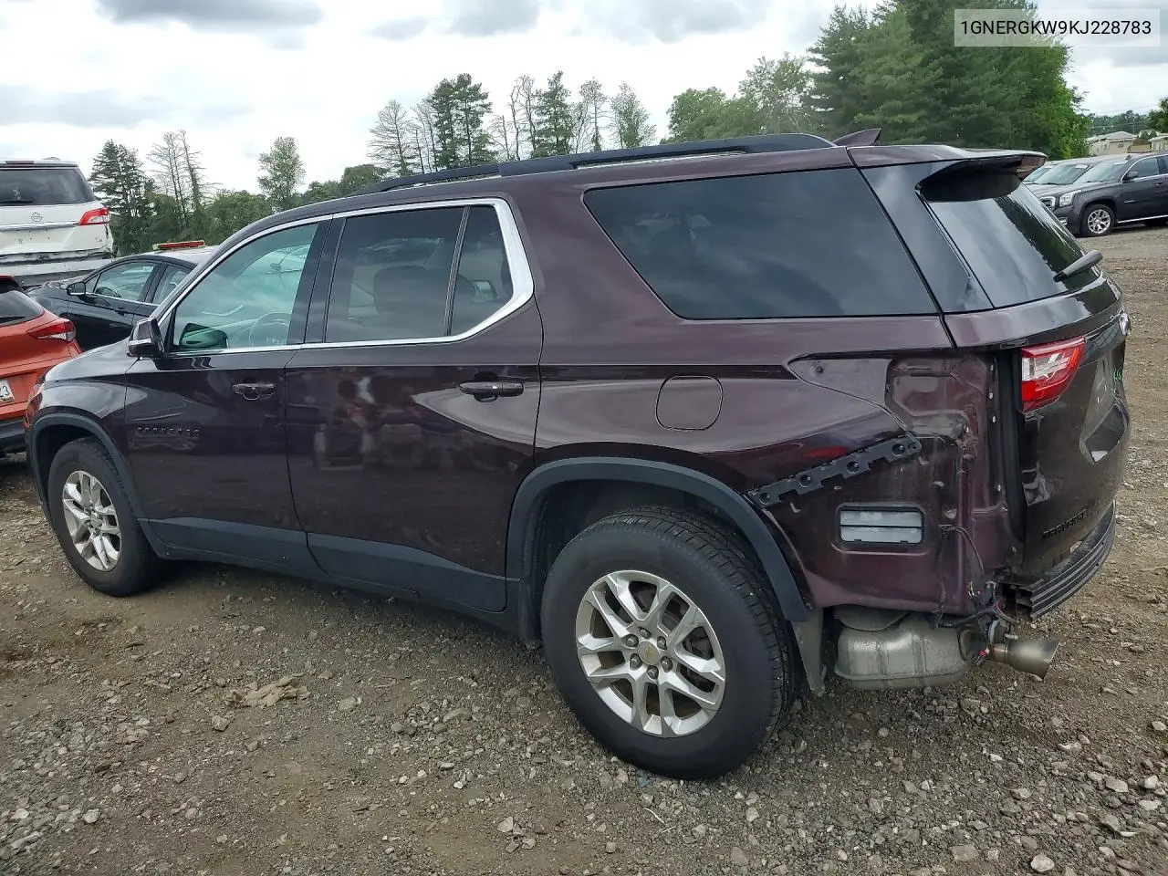 2019 Chevrolet Traverse Lt VIN: 1GNERGKW9KJ228783 Lot: 56107546