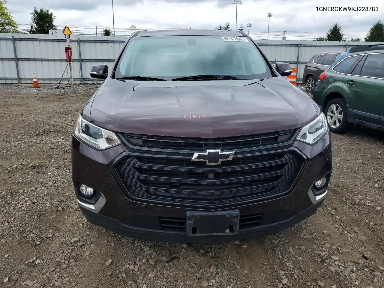 2019 Chevrolet Traverse Lt VIN: 1GNERGKW9KJ228783 Lot: 56107546