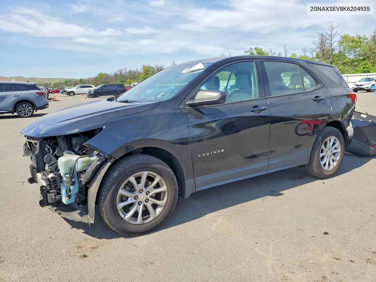 2019 Chevrolet Equinox Ls VIN: 2GNAXSEV8K6204935 Lot: 56430206
