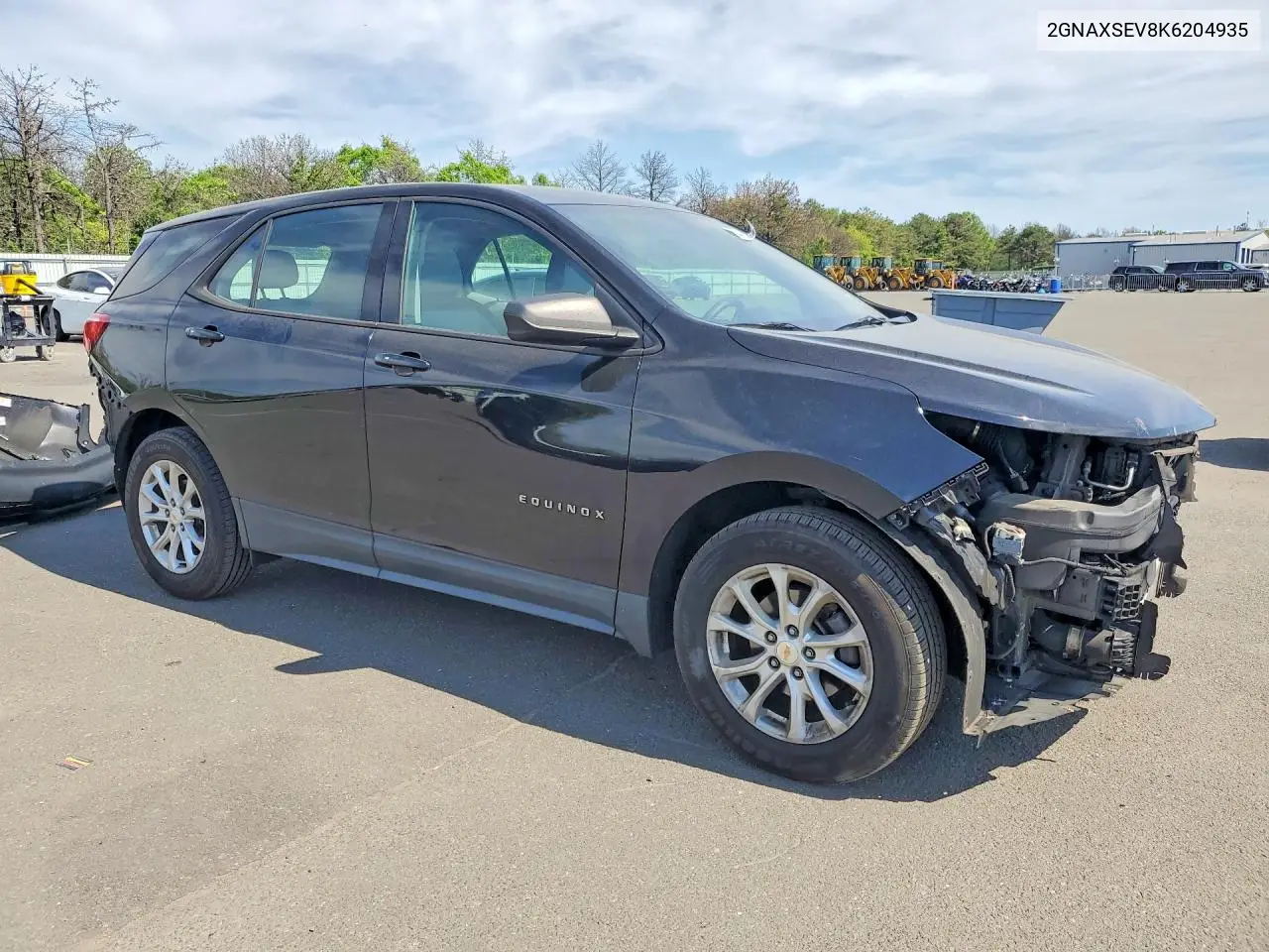 2019 Chevrolet Equinox Ls VIN: 2GNAXSEV8K6204935 Lot: 56430206