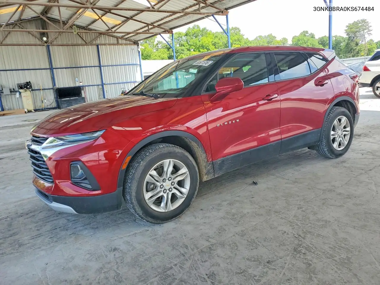 2019 Chevrolet Blazer 1Lt VIN: 3GNKBBRA0KS674484 Lot: 56501536