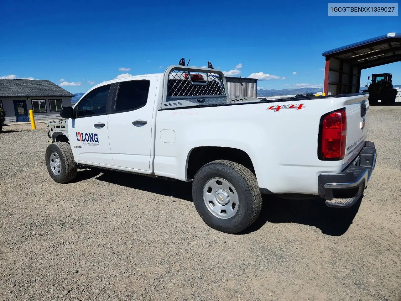2019 Chevrolet Colorado VIN: 1GCGTBENXK1339027 Lot: 56609216
