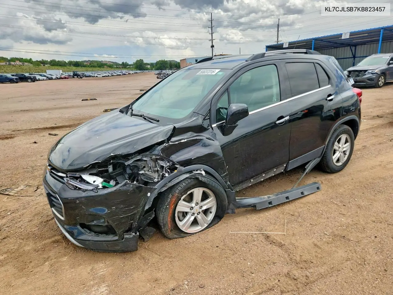 2019 Chevrolet Trax 1Lt VIN: KL7CJLSB7KB823457 Lot: 56637316